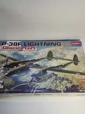 Academy P-38F Lightning 'Glacier Girl' Military Model Kit
